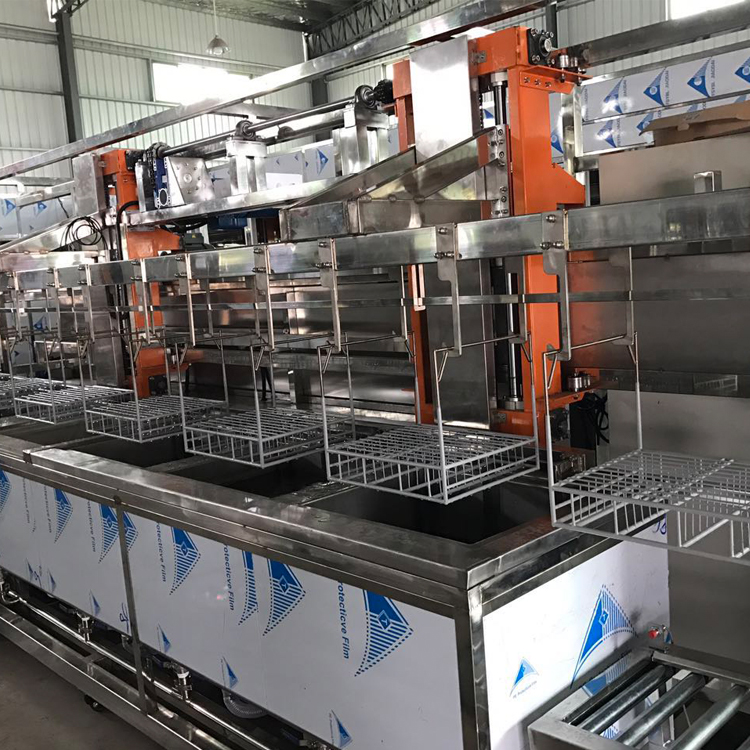 全自動六槽超聲波清洗機 全自動六槽超聲波清洗機